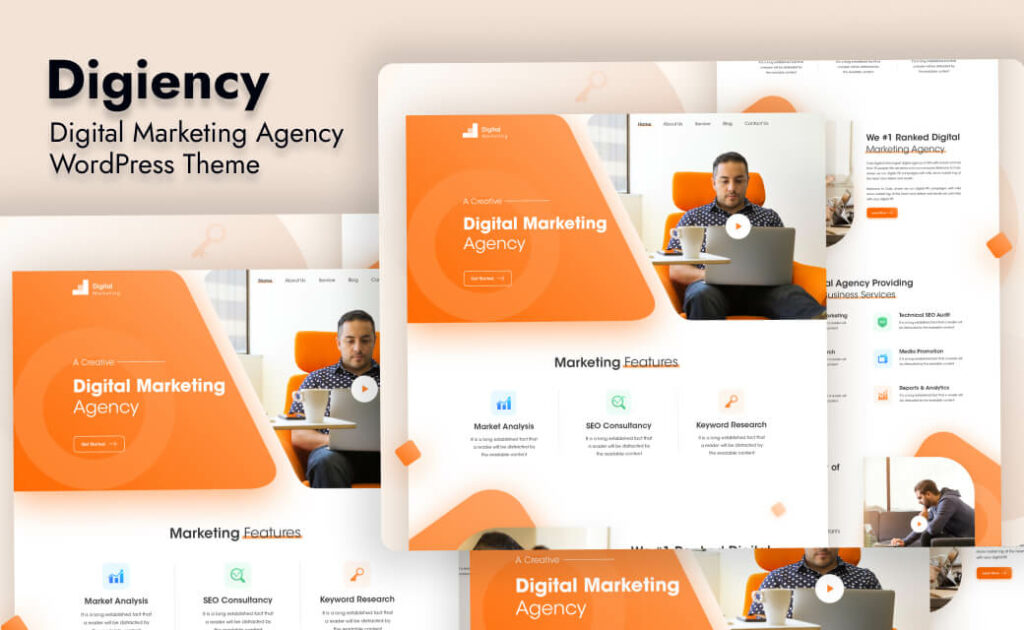 Digiency – Digital Marketing Agency WordPress Theme