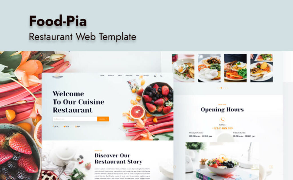 Food-pia – Food Delivery Web Template